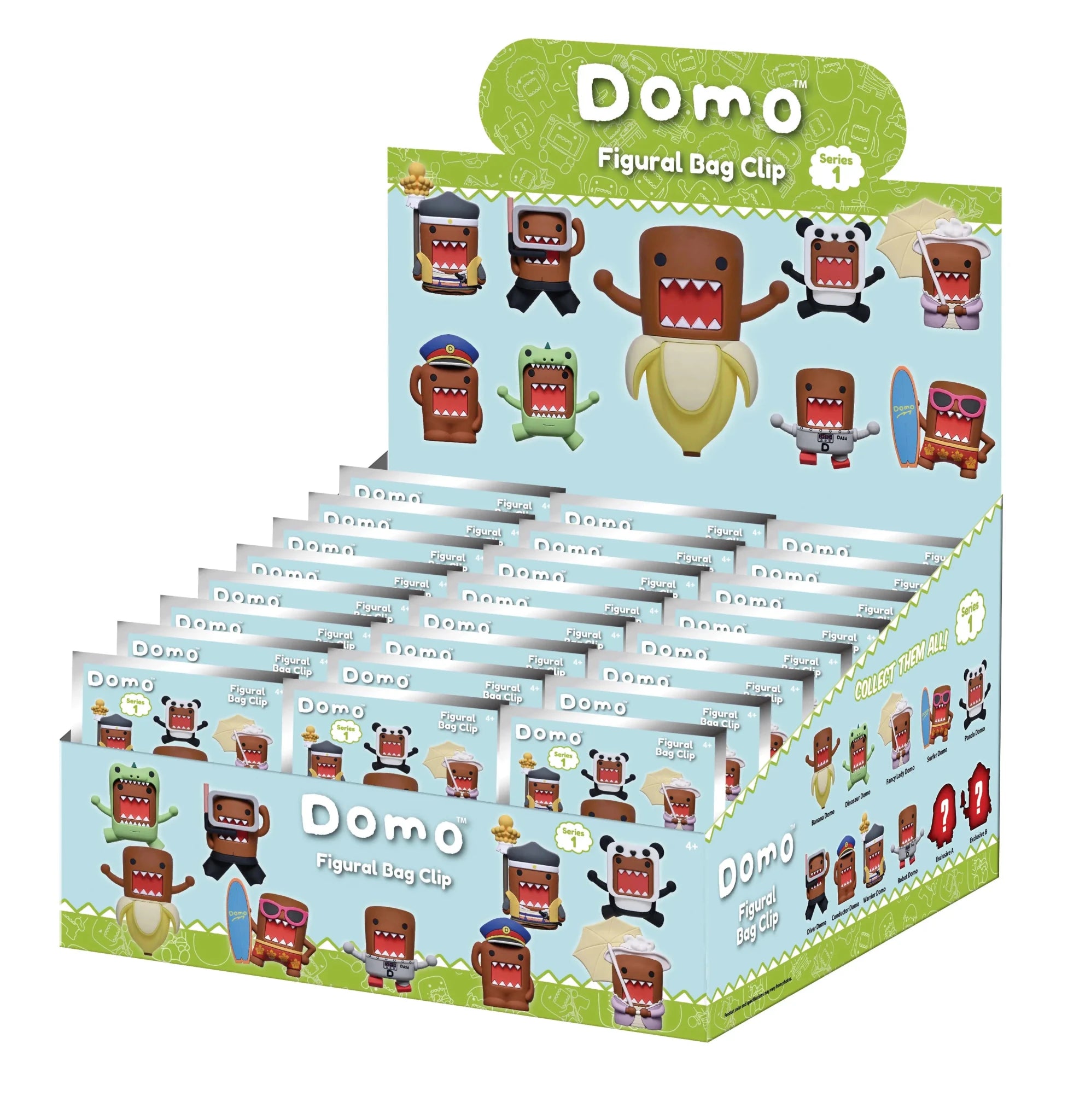 Domo-Kun Series 1 Blind Bag Mystery Bag Clip - GeekCore