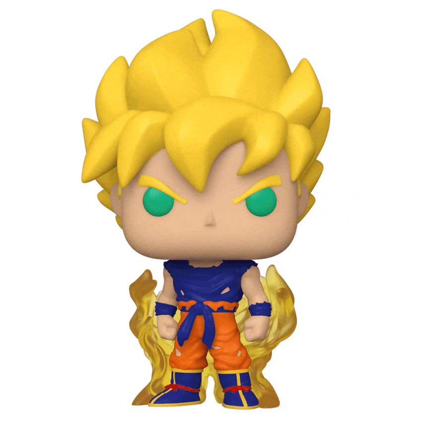 Dragon Ball Z Funko Pop! Vinyl Glow in The Dark Super Saiyan Goku (First Appearance) - GeekCore