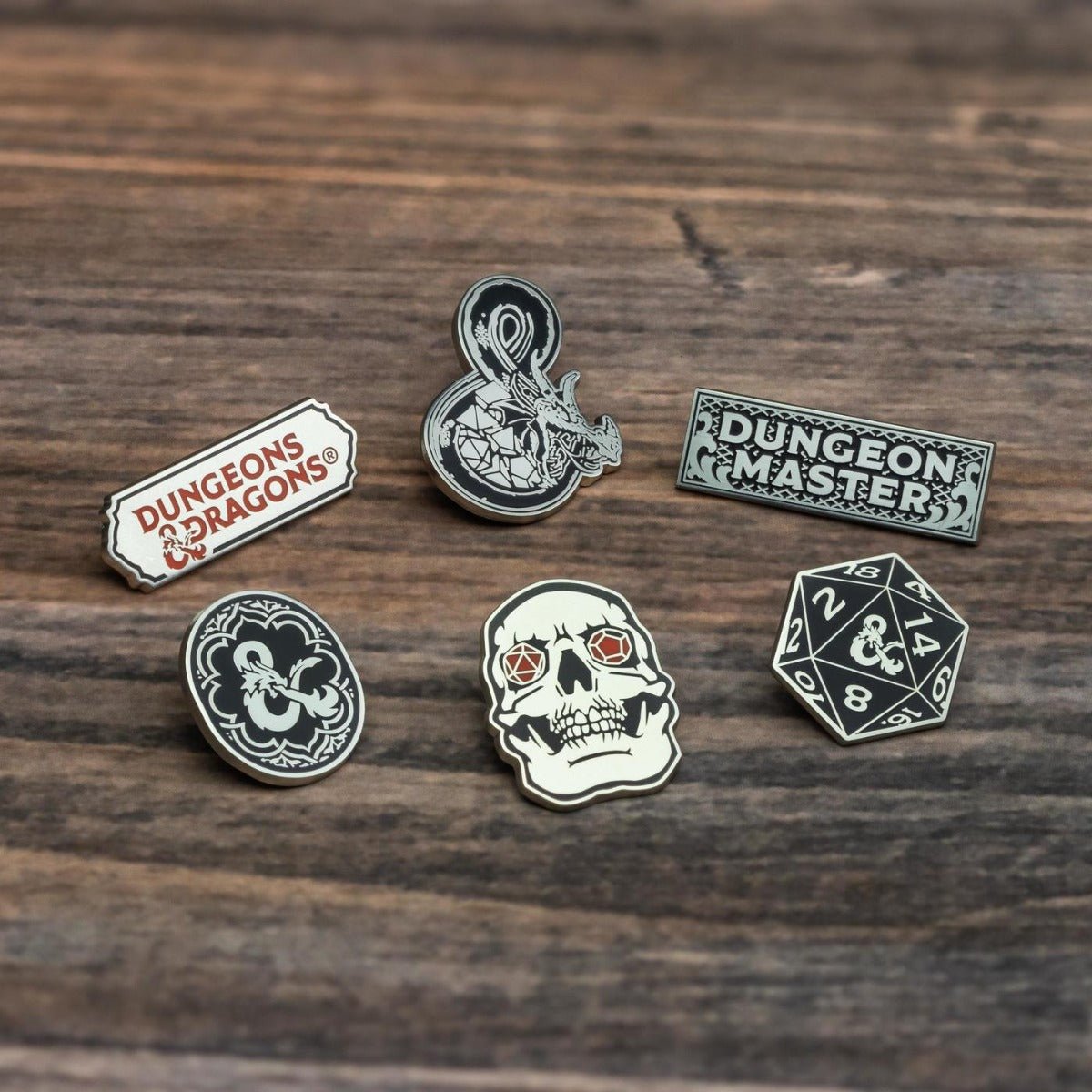 Dungeons And Dragons Enamel Pin Badges - GeekCore