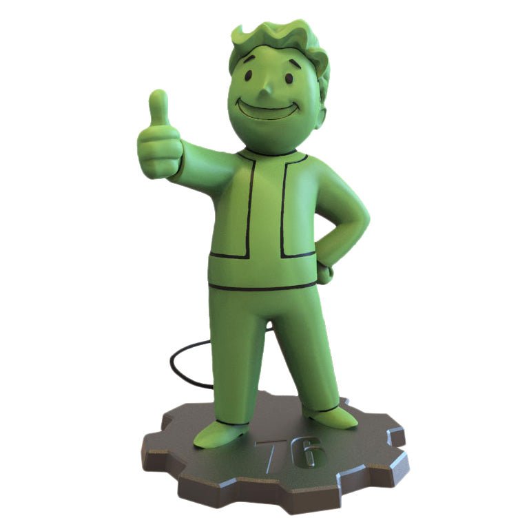 Fallout 76 Radioactive Vault Boy LED Lamp - GeekCore