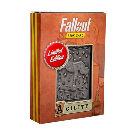 Fallout Limited Edition Metal Perk Card # 6 - Agility - GeekCore