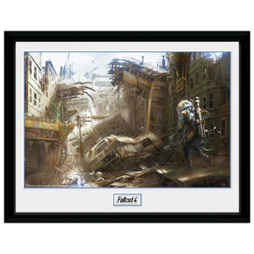 Fallout Vertical Slice Collectors Framed Print - GeekCore