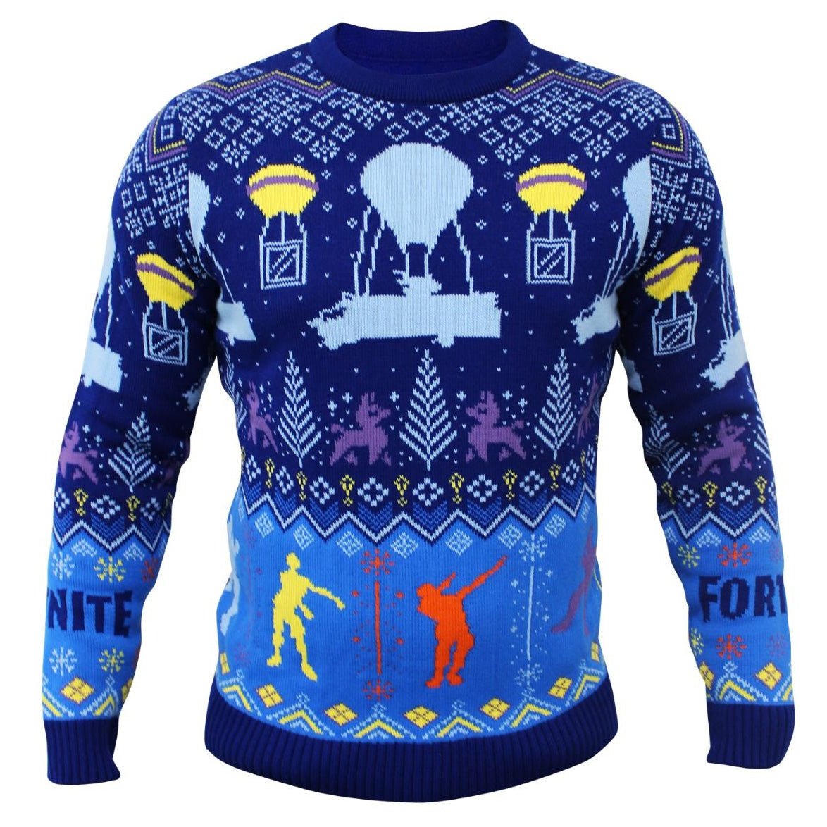 Fortnite Kids Knitted Christmas Jumper/Sweater - GeekCore