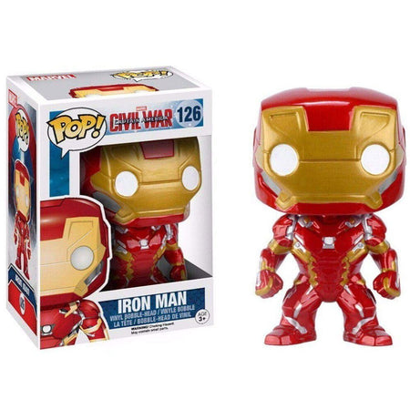 Funko Pop! Marvel Captain America Civil War - Iron Man Vinyl Figure #126 - GeekCore