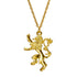 Game of Thrones House Lannister Gold Plated Sterling Silver Pendant - GeekCore