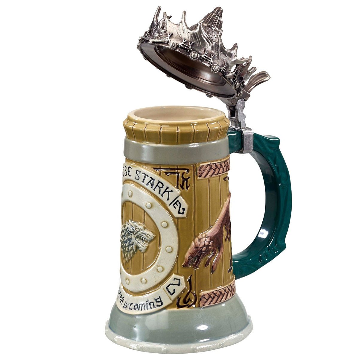 Game of Thrones House Stark Ceramic Beer Stein - GeekCore
