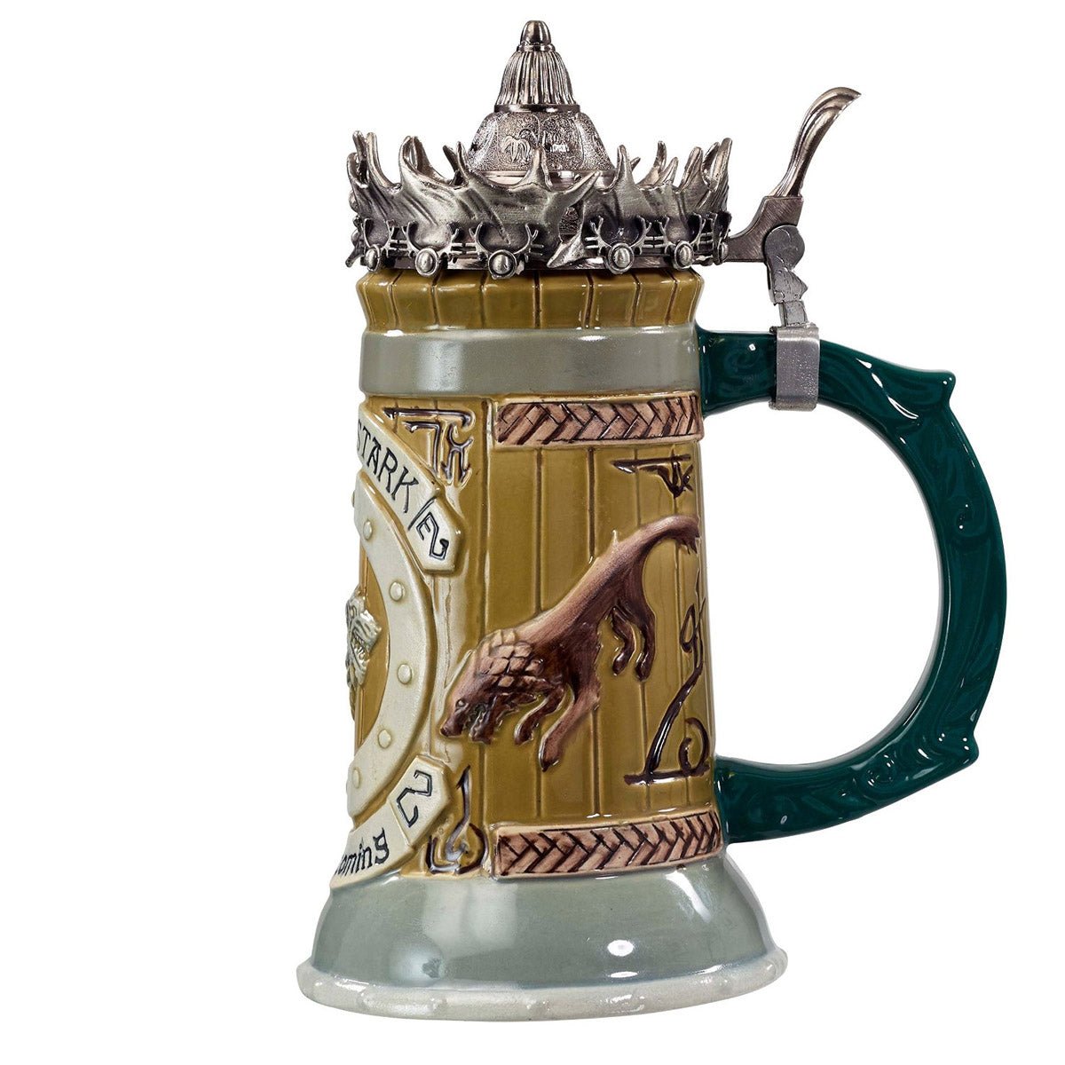 Game of Thrones House Stark Ceramic Beer Stein - GeekCore
