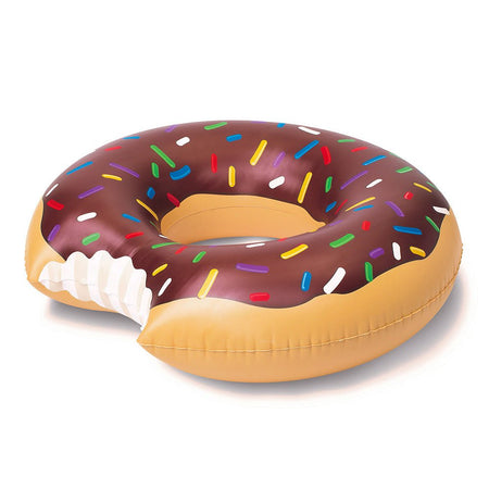 Giant Chocolate Donut Pool Float - GeekCore