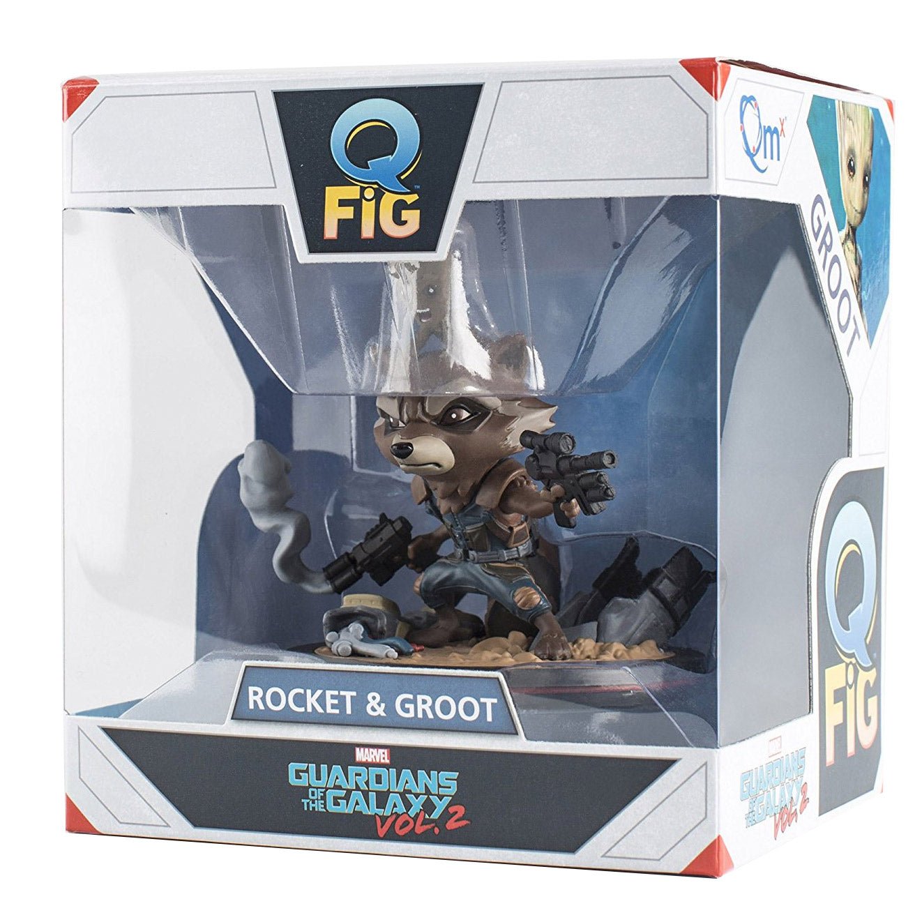 Guardians of the Galaxy Rocket & Groot Q - Fig Diorama - GeekCore