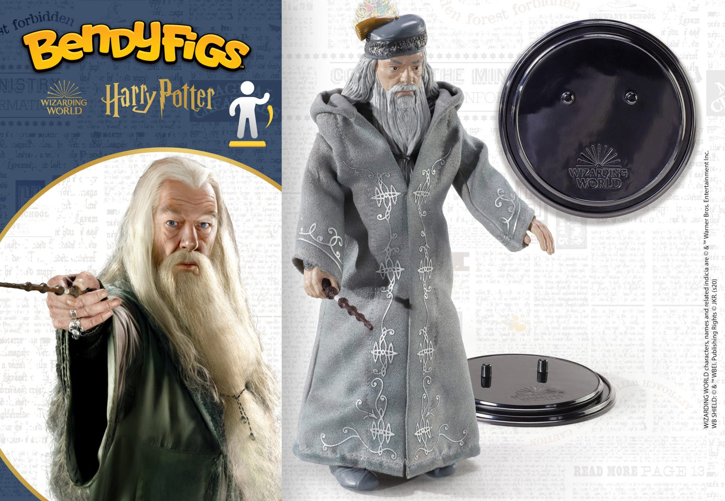 Harry Potter Albus Dumbledore Bendyfig - GeekCore