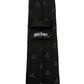 Harry Potter Deathly Hallows Black Silk Tie - GeekCore