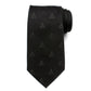 Harry Potter Deathly Hallows Black Silk Tie - GeekCore