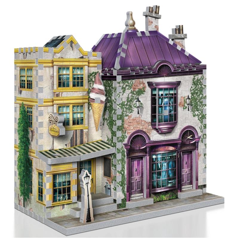 Harry Potter Diagon Alley Collection Madam Malkins & Florean Fortescues 3D Puzzle - GeekCore