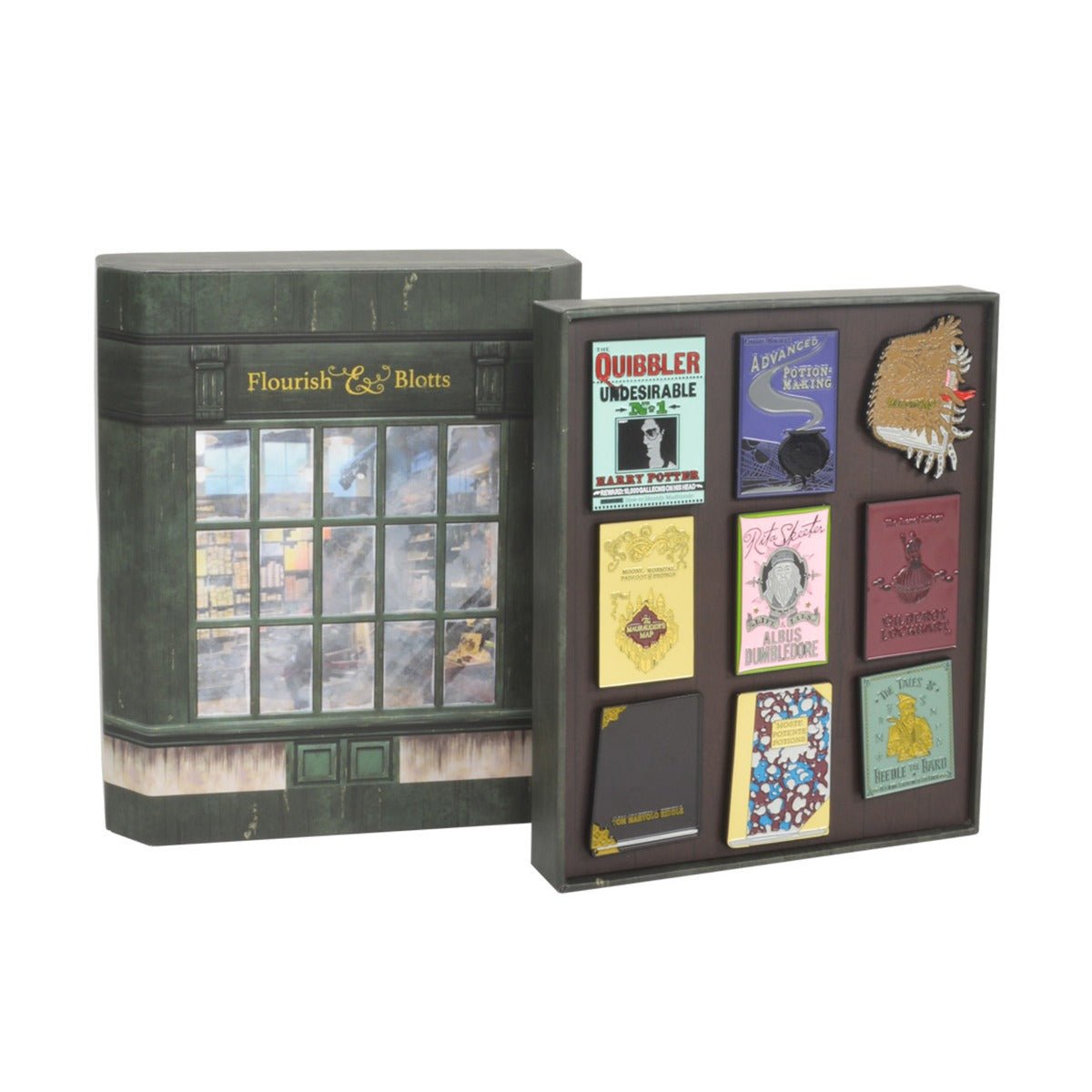 Harry Potter Flourish and Blotts Pin Badge Set - GeekCore