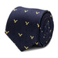 Harry Potter Golden Snitch Dot Print Silk Tie - GeekCore