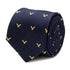 Harry Potter Golden Snitch Dot Print Silk Tie - GeekCore
