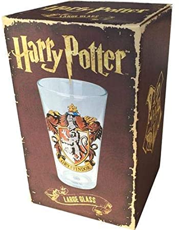 Harry Potter Gryffindor House Large Glass - GeekCore