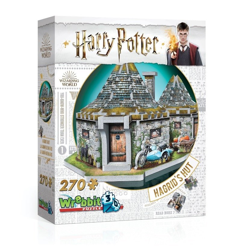 Harry Potter Hagrid's Hut 3D Puzzle - GeekCore
