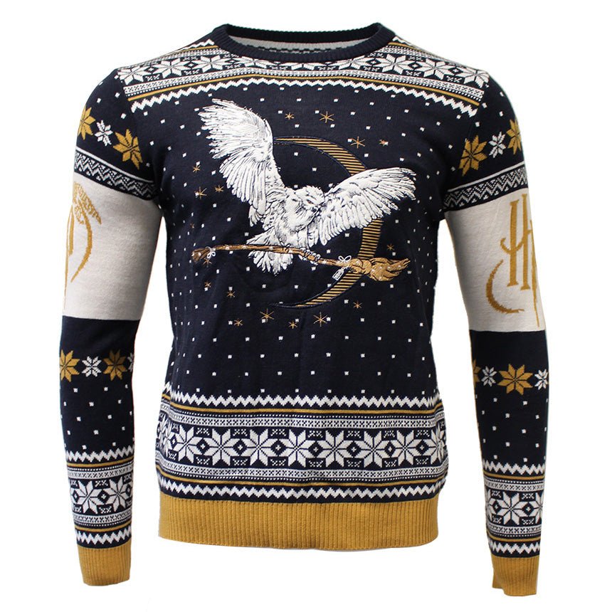 Harry Potter Hedwig Knitted Christmas Jumper / Sweater - GeekCore