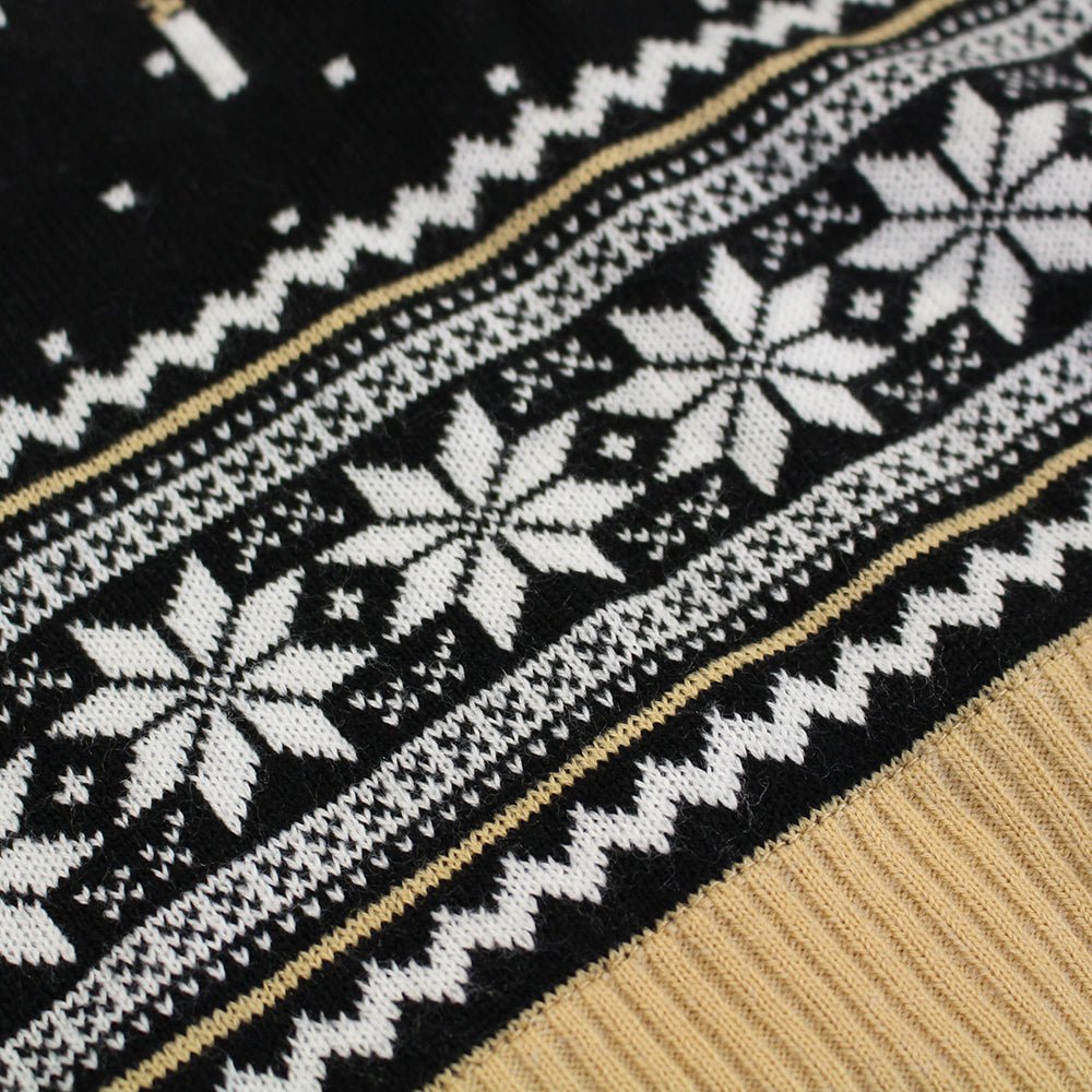 Harry Potter Hogwarts Castle LED Knitted Christmas Jumper / Sweater - GeekCore