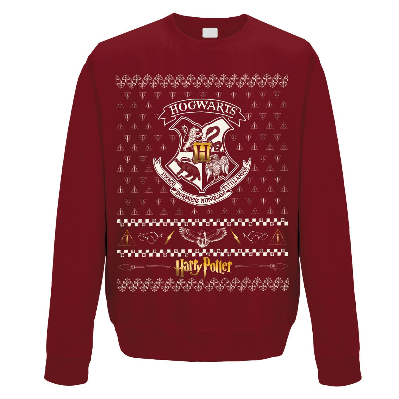 Harry Potter Hogwarts Christmas Jumper - GeekCore