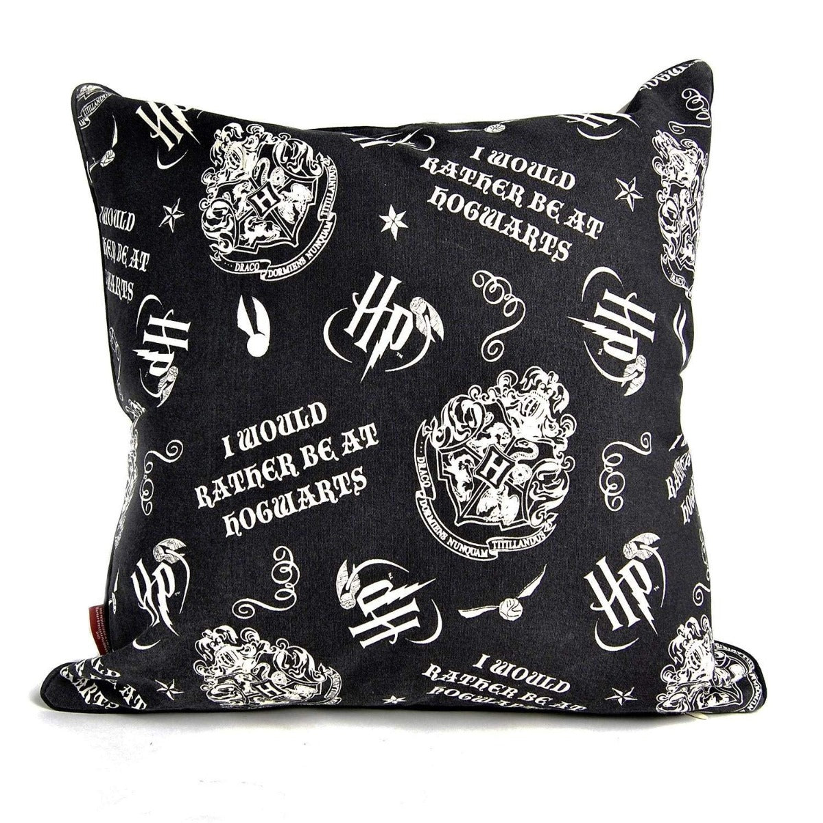 Harry Potter Hogwarts Crest Filled Cushion - GeekCore