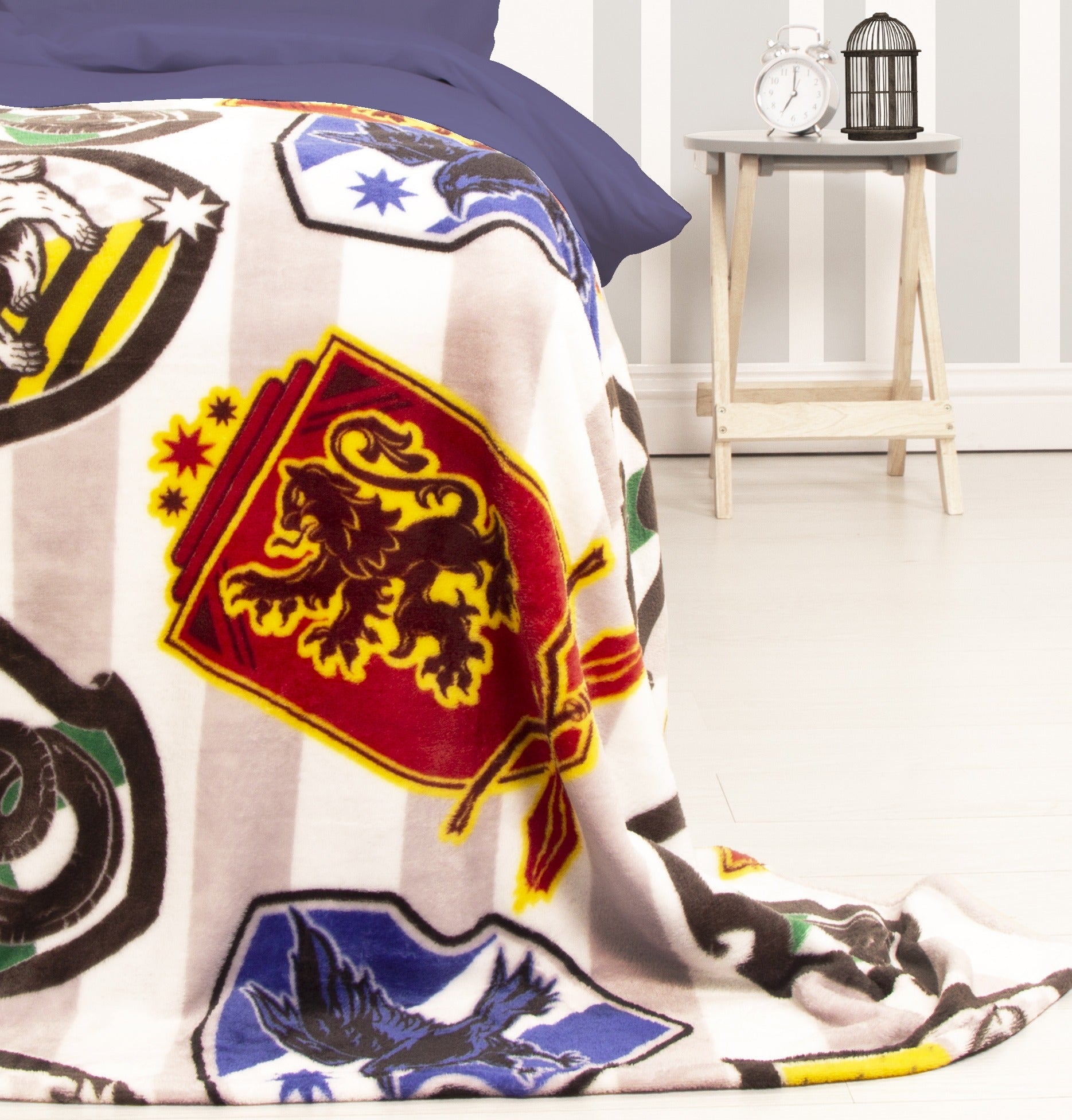 Harry Potter Hogwarts House Fleece Blanket Throw - GeekCore