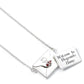 Harry Potter Hogwarts Opening Envelope Acceptance Letter Sterling Silver Necklace - GeekCore