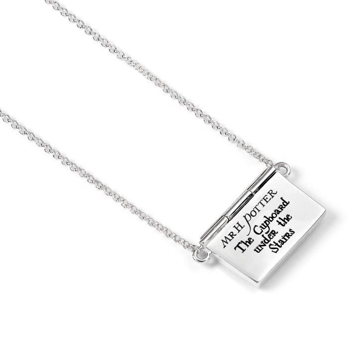 Harry Potter Hogwarts Opening Envelope Acceptance Letter Sterling Silver Necklace - GeekCore