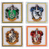 Harry Potter Houses Set of 4 Glass Coasters - GeekCore