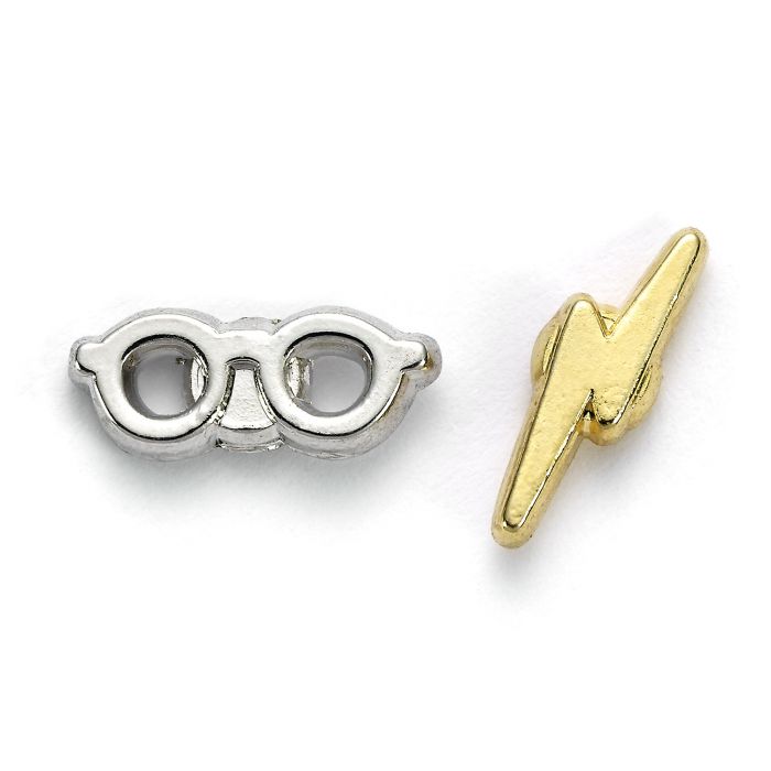 Harry Potter Lightening Bolt and Glasses Stud Earrings - GeekCore