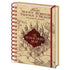 Harry Potter Marauders Map Spiral Bound A5 Notebook - GeekCore