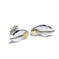 Harry Potter Silver Plated Golden Snitch Stud Earrings - GeekCore
