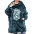Harry Potter Slytherin Oversized Hooded Blanket - GeekCore