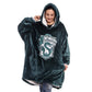 Harry Potter Slytherin Oversized Hooded Blanket - GeekCore