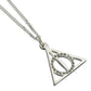 Harry Potter Sterling Silver Deathly Hallows Necklace with Swarovski Crystals - GeekCore