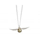 Harry Potter Sterling Silver Golden Snitch Pendant - GeekCore