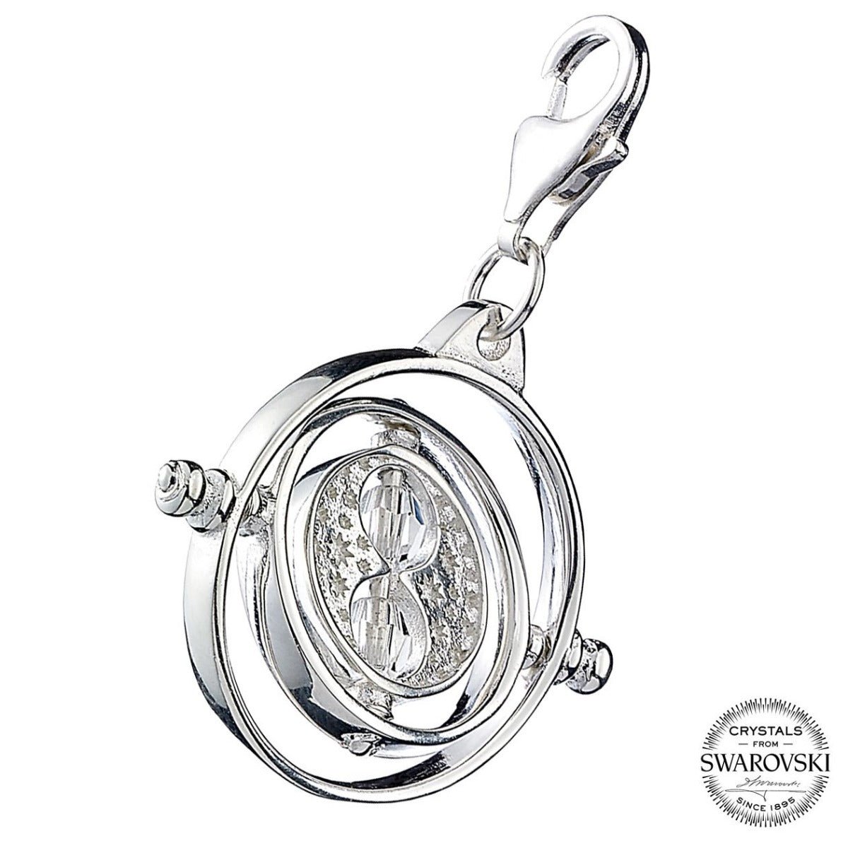 Harry Potter Time Turner Clip on Charm Embellished with Swarovski® Crystals - GeekCore