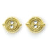 Harry Potter Time Turner Gold Plated Stud Earrings - GeekCore