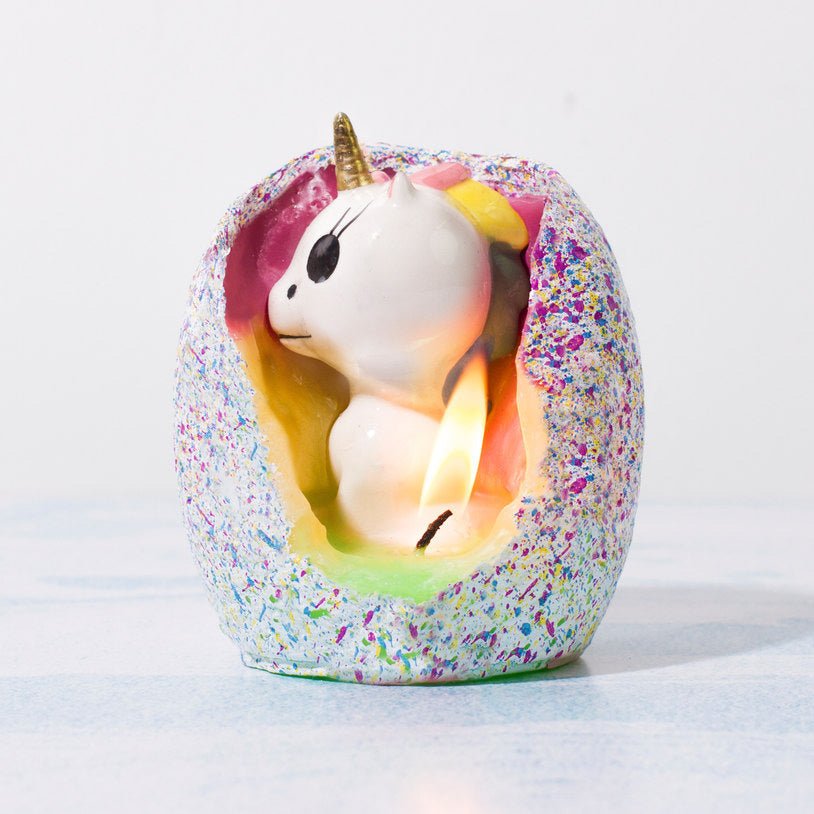 Hatching Unicorn Candle - GeekCore