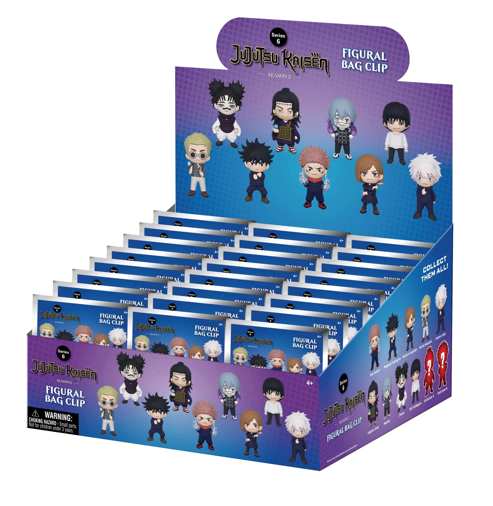 Jujutsu Kaisen Series 6 Blind Bag Mystery Bag Clip - GeekCore