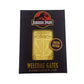 Jurassic Park Welcome Gates 24k Gold Plated Collectible Card - GeekCore