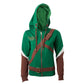 Legend of Zelda - Girl's Link Cosplay Hoodie - GeekCore