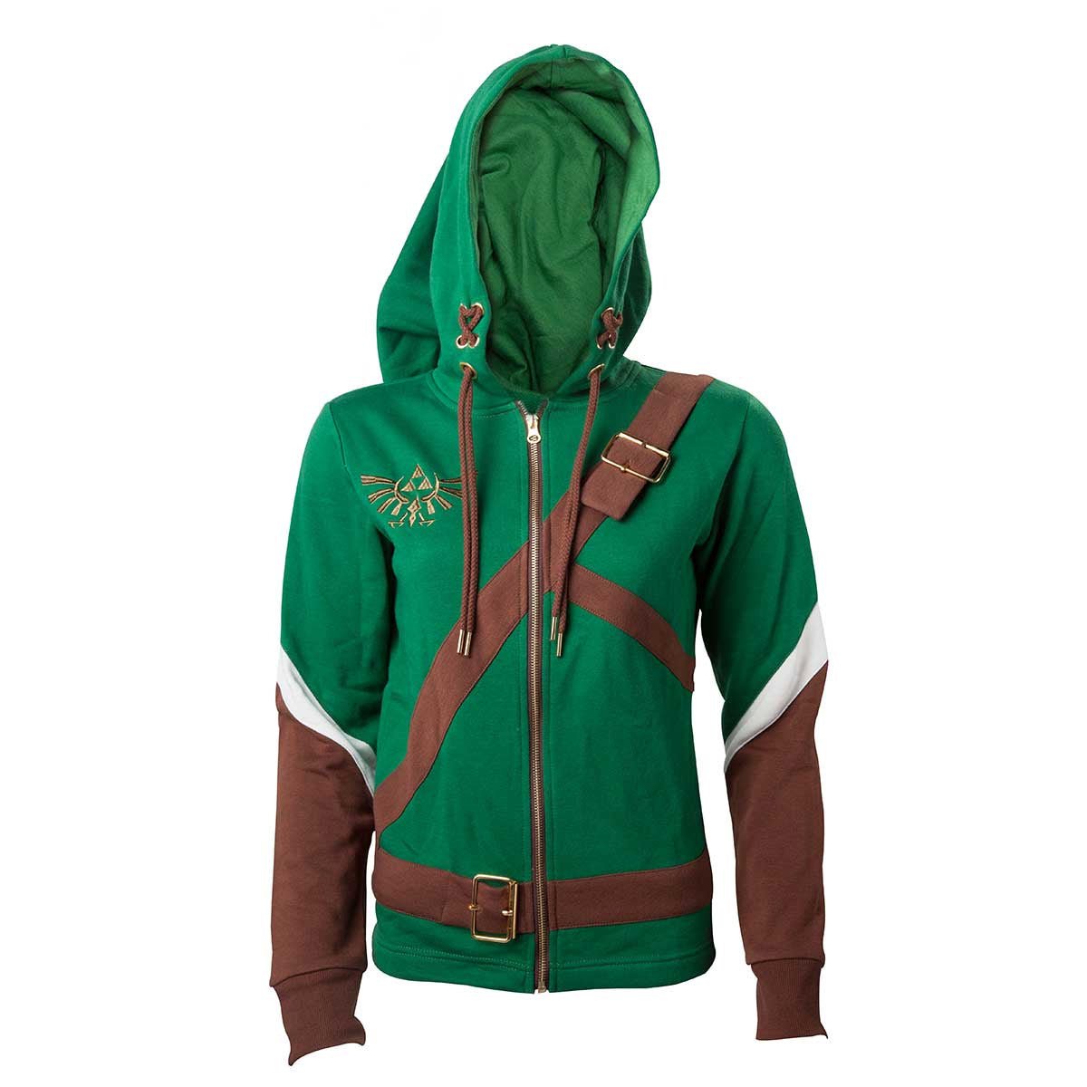 Legend of Zelda - Girl's Link Cosplay Hoodie - GeekCore