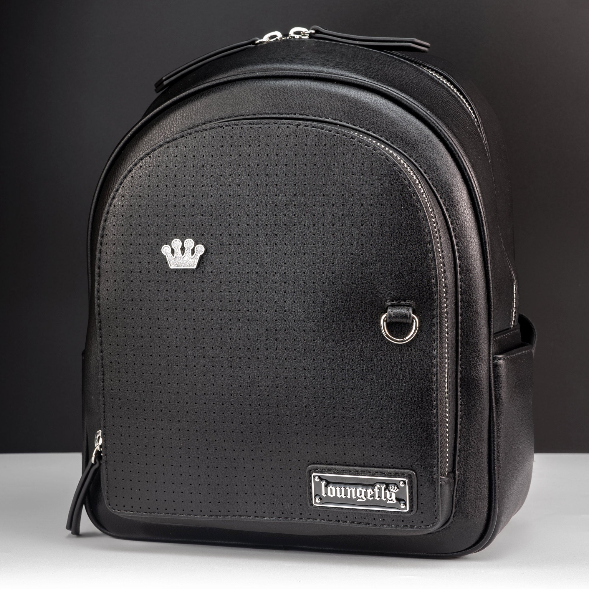 Loungefly Black Pin Trader Mini Backpack - GeekCore