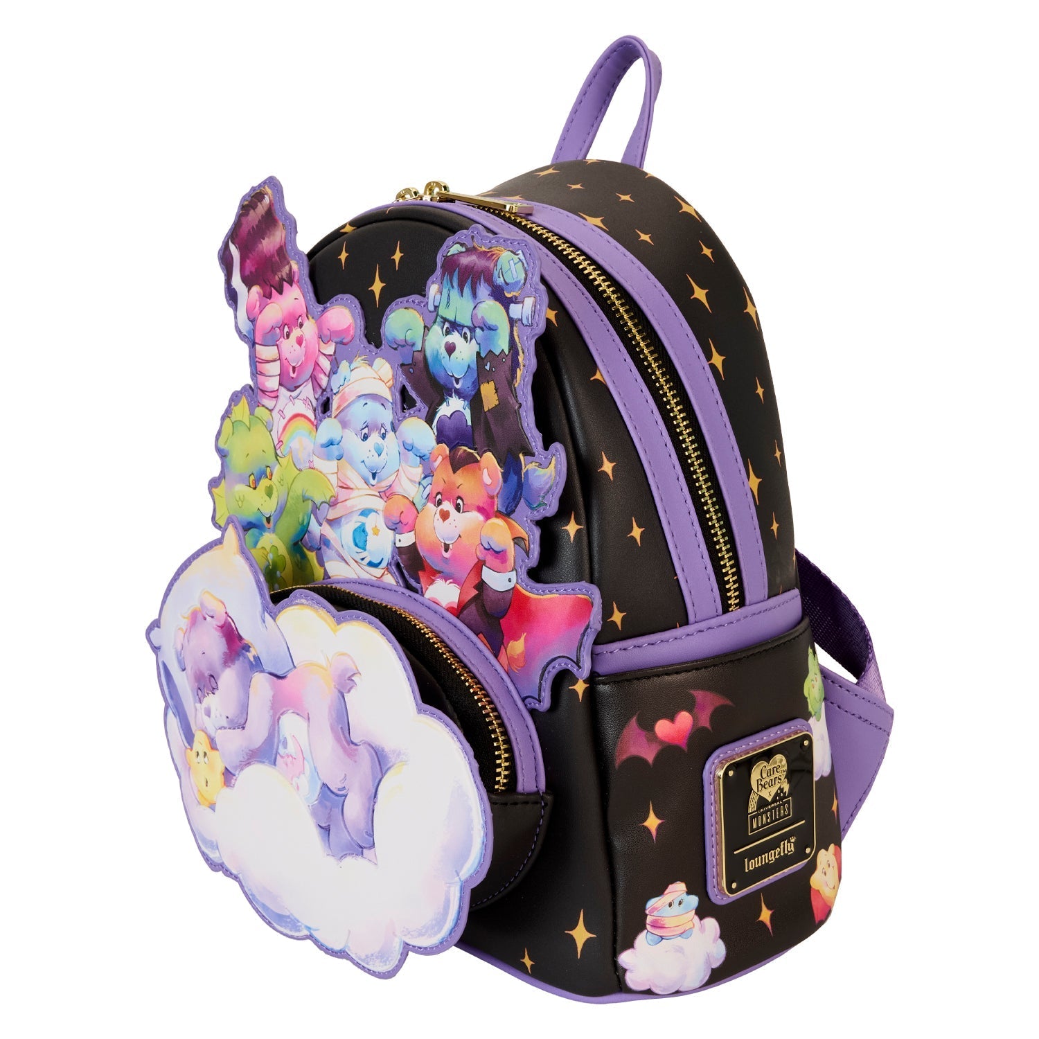 Loungefly Carebears x Universal Monsters Scary Dreams Mini Backpack - GeekCore