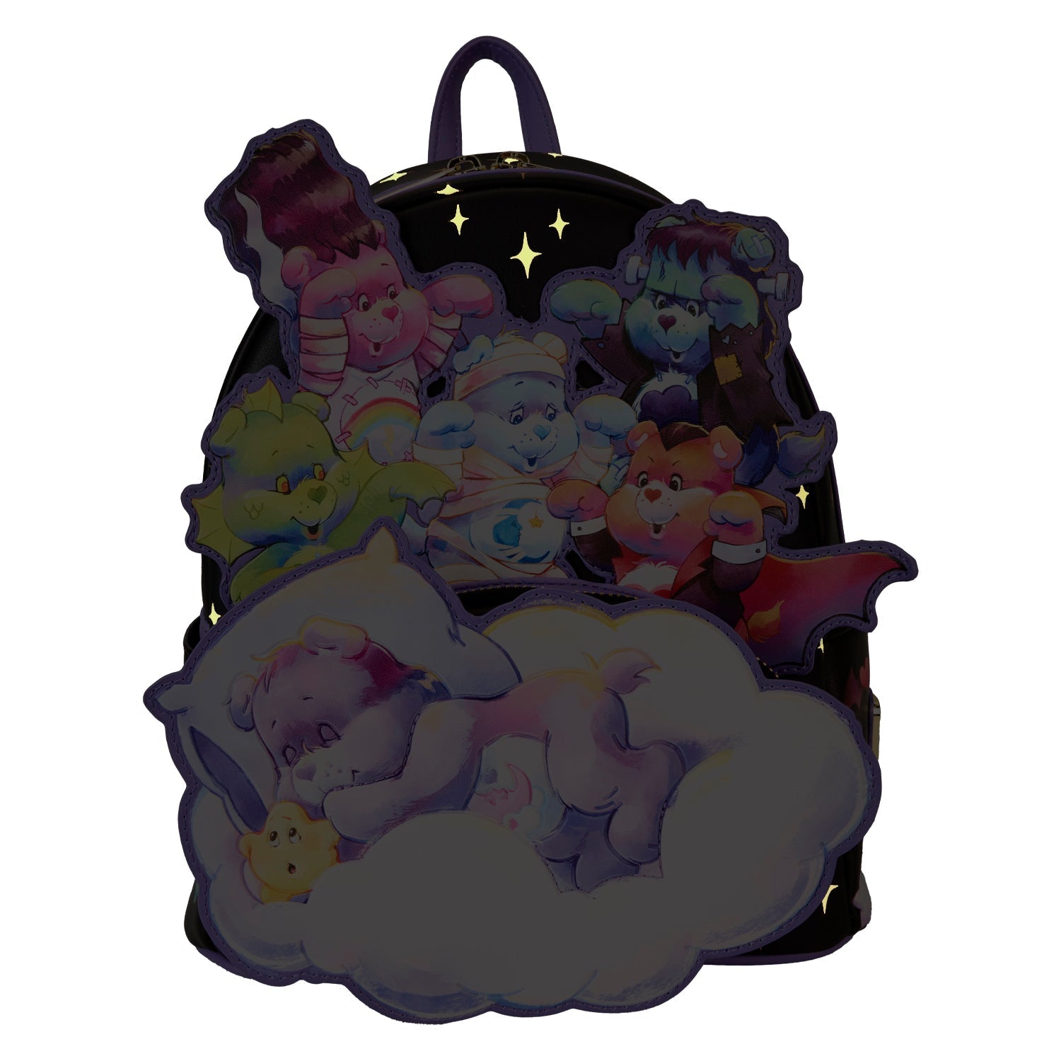 Loungefly Carebears x Universal Monsters Scary Dreams Mini Backpack - GeekCore