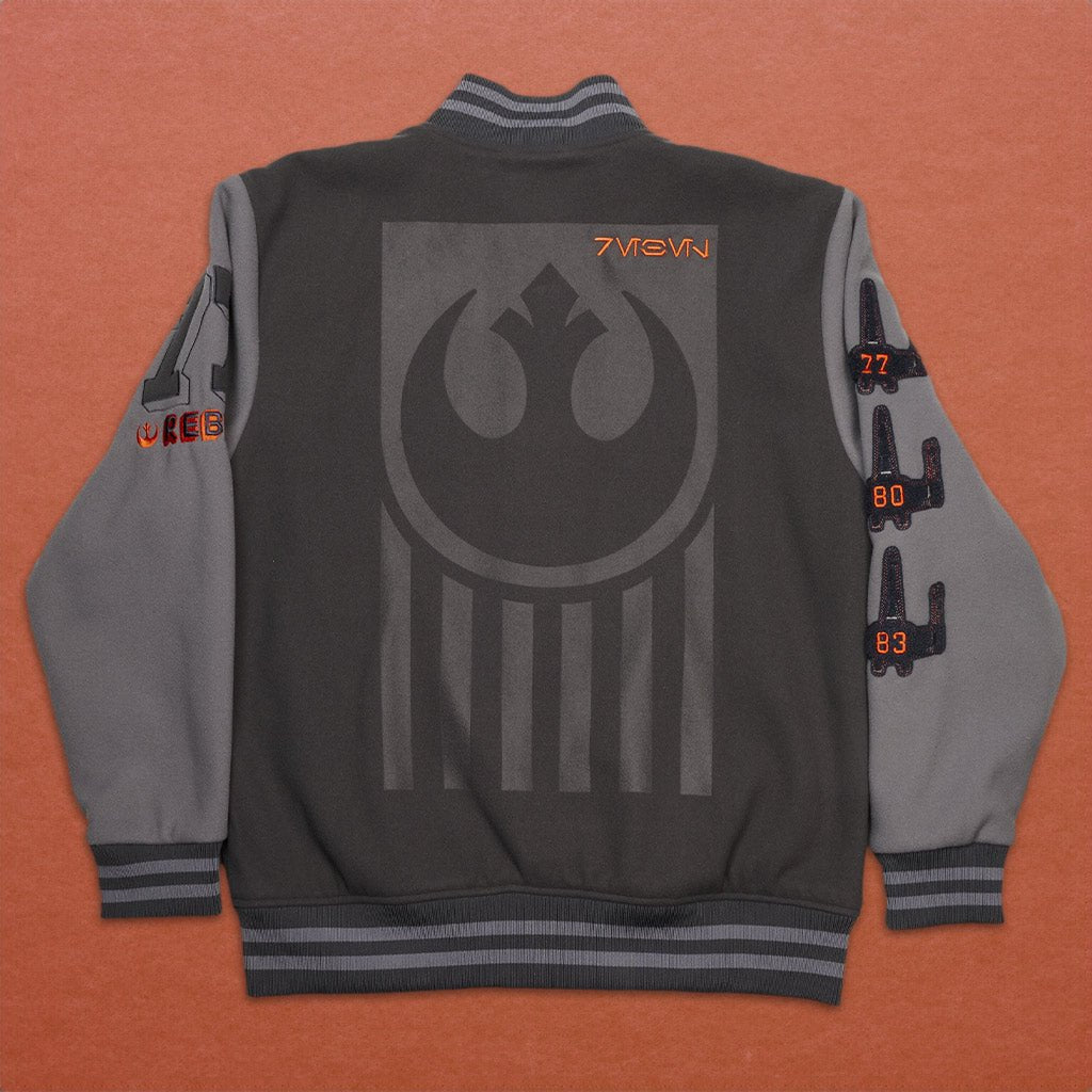 Loungefly Collectiv x Star Wars Rebel Alliance Varsity Jacket - GeekCore
