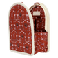 Loungefly Cream & Red Floral Light - Up Mini Backpack Insert Organizer - GeekCore