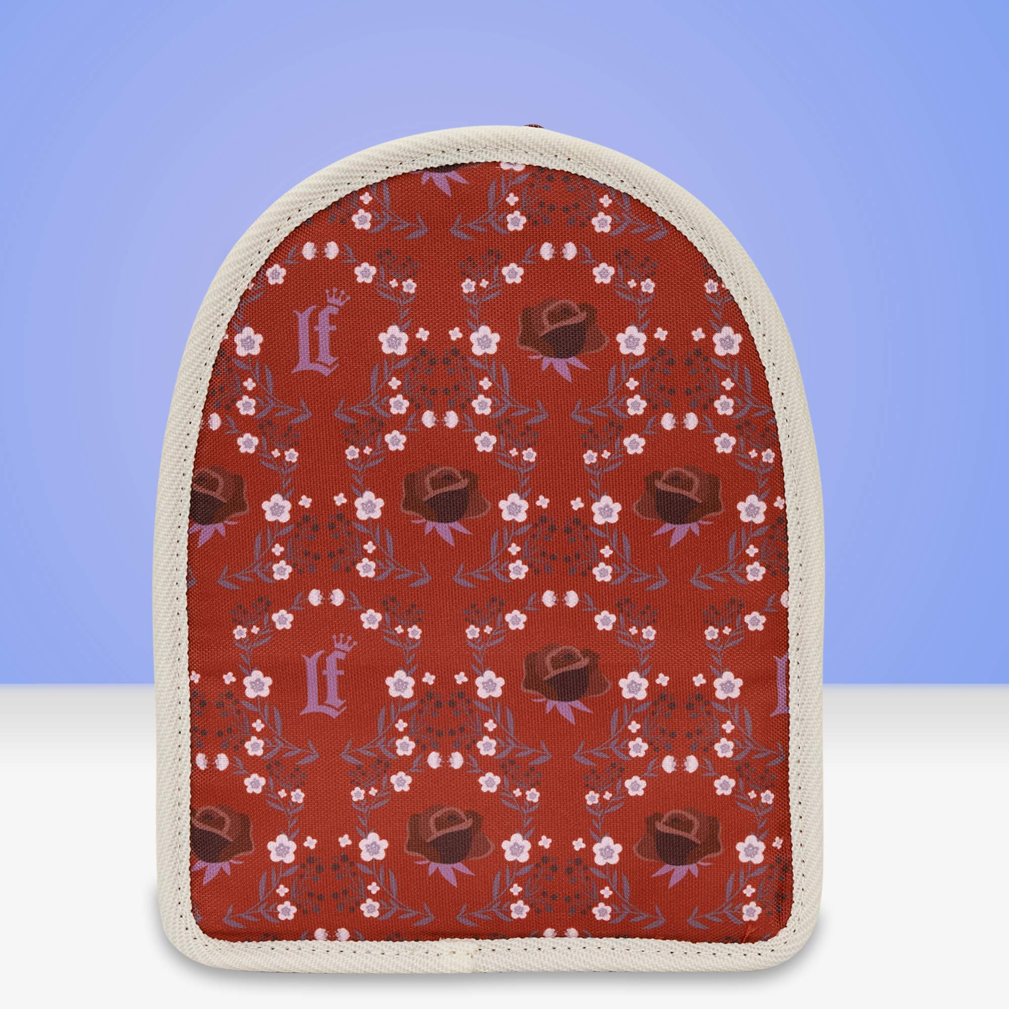 Loungefly Cream & Red Floral Light - Up Mini Backpack Insert Organizer - GeekCore